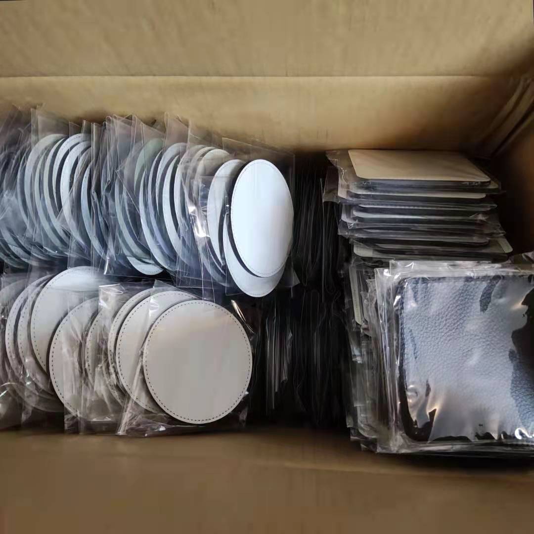Coaster Sublimation Blank - 50 шт./лот, 10*10 см, новые заготовки