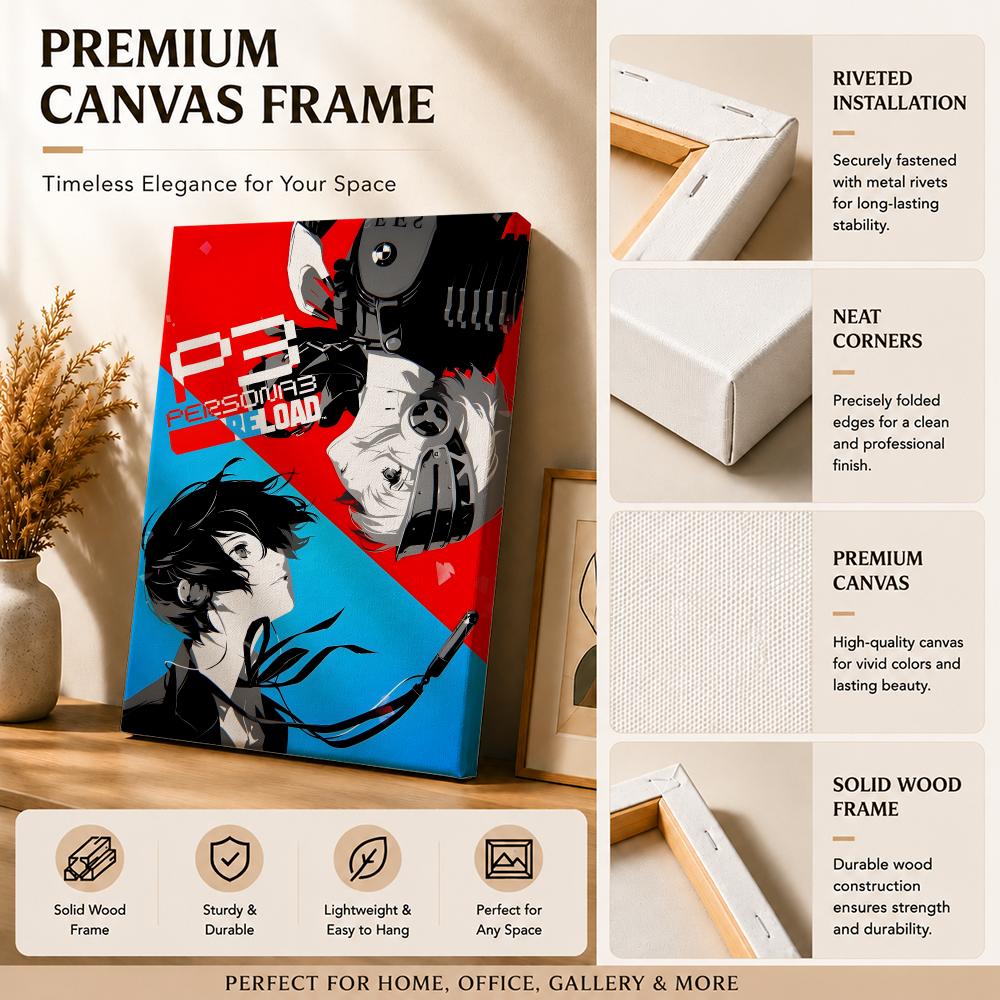 Картина по игре Persona 3, кал – обзор и цена Canvas Wrap Ready