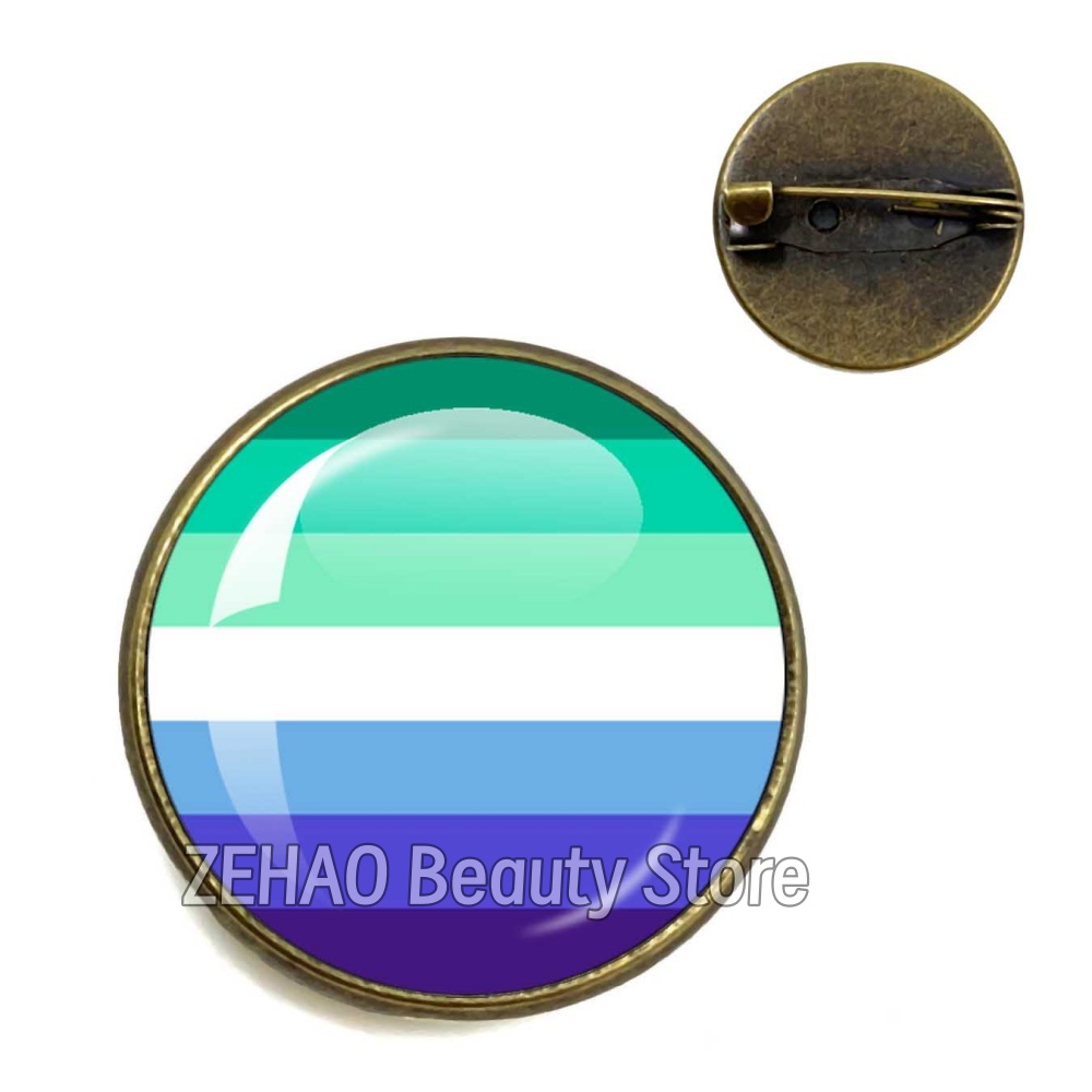 Значки-броши с флагом Гей-прай – обзор и цена Button Badge Blank